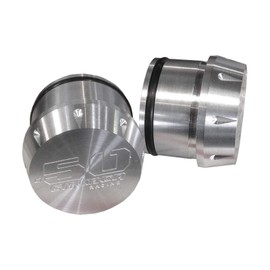 50 Caliber Racing CNC Billet End Caps For 1.75" Round Tubing - Finish Your Fabricated Bumper, Roll Cage & More [6020B1]