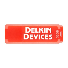Delkin Devices 3.0 32GB USB Flash Drive – Plug & Play, Ultra-Fast Data Transfer, Up to 60MB/s Read