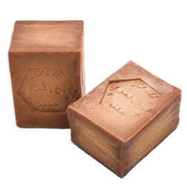 Paquete de 2 jabones naturales de Alepo: incluye dos barras de 6,7 oz (190 g) elaboradas con un 25% de aceite de laurel y un 75% de aceite de oliva pa