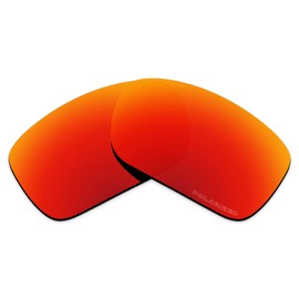 Alphax Fire Red Optimized Polarized Engraved Replacement Lenses for Oakley Turbine OO9263