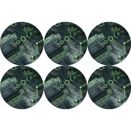 3D6 Wargaming Objective Markers Set - 7.57" - Tomb City - Compatible w/ Warhammer 40K