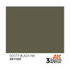 AK Interactive 3rd Gen Acrylic Sooty Black Ink 17ml