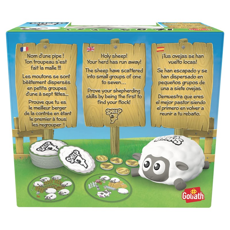 Goliath Sheep 7 (French Version), Card Game from 6 Years