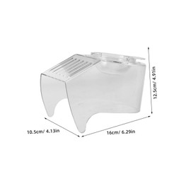 OUNONA Hot Air Popcorn Maker Lid Replacement Cover for Popcorn Machine Transparent Viewing Window Easy to Clean and for Home Use