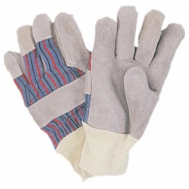 Undisclosed Split Leather Workmen's Gloves, Knit Wrist (Pack of: 2) - GL-04501-Z02