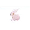 Sansukjai Rabbit Tiny Micro Figurines Hand Blown Glass Art Animals