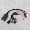 59.1in Bluetooth Radio Audio Cable Handsfree Car AUX Adapter with