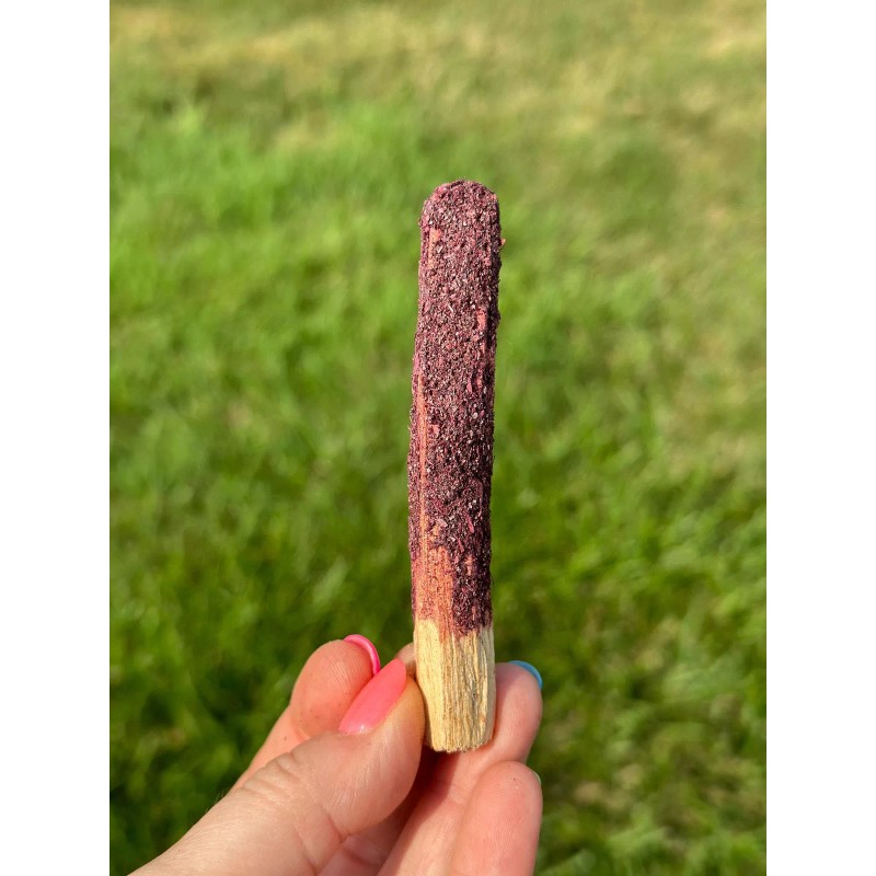 Dragon's Blood Dipped Palo Santo Stick by New Moon Beginnings