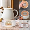 Vegena Tea Warmer for Teapot, Tea Cosy Made of Ceramic