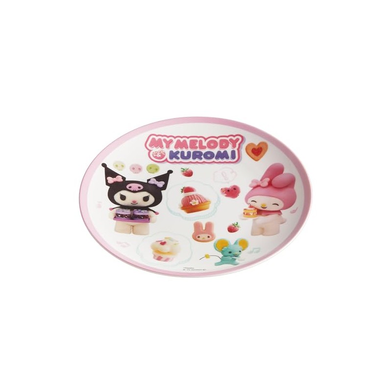 Skater MPL20P-A Melamine Plate, 7.9 inches (20 cm), Sanrio My
