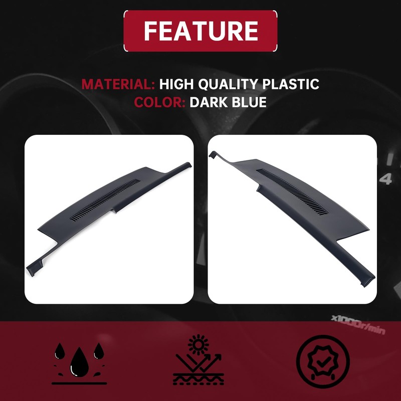 HECASA Dashboard Dash Cover Cap Overlay Compatible with 1988-1994 C1500