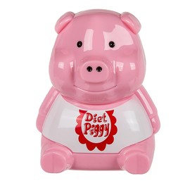 Maialino per Dieta in plastica per Il Frigorifero, con sensore a Luce & Suono