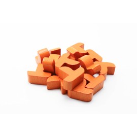 YorksGamePieces Orange Ships Expansion Wood Replacement Pieces for Settlers of Catan: Seafarers Edition