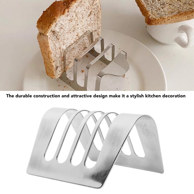 Stainless Steel Toast Rack Easy To Clean Vintage Rustproof Toast