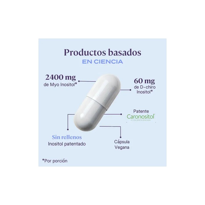 B-fit Just Myo Y D-chiro Inositol Caronositol 220caps 55porc Sabor