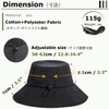 YAPJEB Bucket Hat, Safari Hat, Men's, Sun Protection Hat, UV