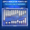 HOMKLV 0-1" Magnetic Base Dial Indicator Kit, 0.001" Resolution Precision
