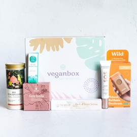 Vegan Box® Beauty Gift Box | At least 5 Premium Natural Cosmetic Gifts for Women | Vegan & Cruelty Free Green Beauty Products
