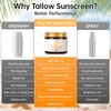 Beef Tallow Sunscreen SPF 50+ 100% Organic Grass-Fed Beef Tallow
