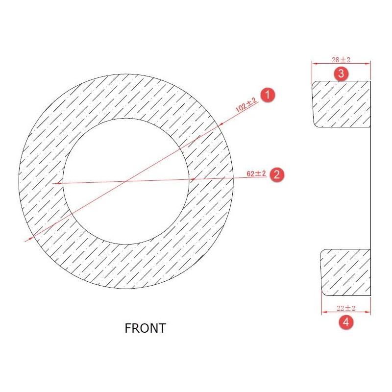 VZR Model One Hybrid Ear Pads (Pair)