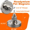 MUTUACTOR Super Powerful Neodymium Pot Magnet with 3/8 ''-16 Male