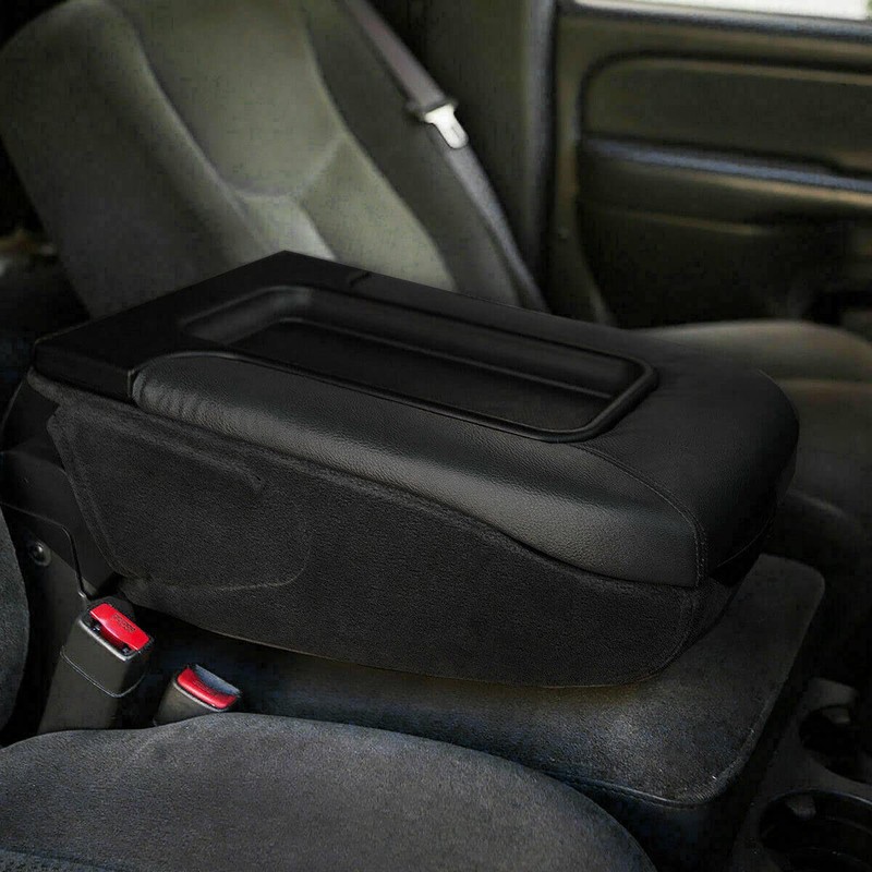 Threemom Center Console Lid Kit Arm Rest for Chevy Silverado
