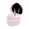 TROUSSELIER 6260387 Peter Rabbit Heart Shaped Pink Music Box for