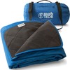 BRAWNTIDE Large Outdoor Waterproof Blanket - Quilted, Extra Thick Fleece,