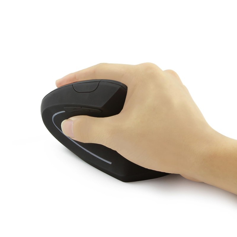 Ergonomic Mouse, Vertical Wireless Mouse 2.4GHz Optical Cordless Computer Mice