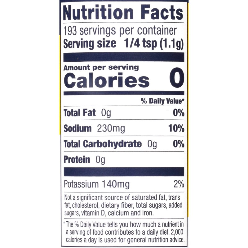 Morton 25% Less Sodium Nature's Seasons Seasoning Blend, 7.5 Ounce