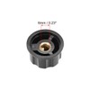 sourcing map Plastic Potentiometer Rotary Knob 6mm Insert Shaft with
