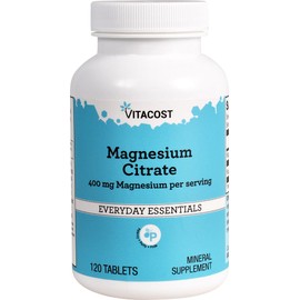 Vitacost Magnesium Citrate - 400 mg per Serving - 120 Tablets