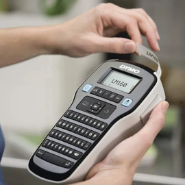 DYMO DYMO LabelManager 160 Tragbares Beschriftungsgerät | Etikettiergerät mit QWERTZ Tastatur & Einfache Textbearbeitung | für D1 Etiketten in 6, 9 und 12mm Breite