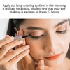 Long-Lasting Waterproof Black Liquid Eyeliner - Sweatproof and Smudge-Proof with
