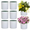 Kuabiz 6 Pcs Plastic Flower Boxes for Arrangements 5 x