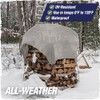 RUGGED RHINO All Weather 100% Waterproof Heavy Duty Tarp, 10x20,