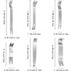Pack of 6 Paving Stone Extraction Tool Stainless Steel Paving