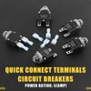 5A Thermal Circuit Breaker with Quick Connect Terminals Waterproof Cap