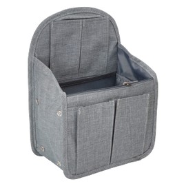 KOYOKOMA Inner Bag, Bag-in-Bag, Backpack, Organization, A4 Size, Nylon, Women's, Men's, Storage Bag, Large Capacity (Gray)