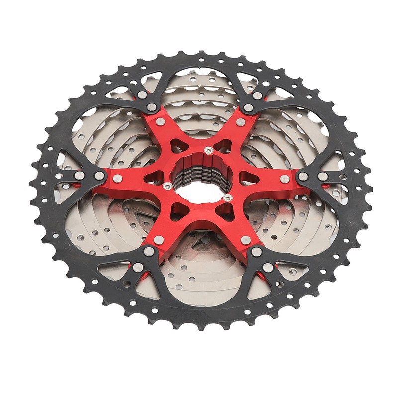 Bicycle Cassette 10 Speed Aluminum Noiseless Skeleton Design Bike Cassette