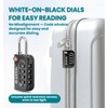 ANVIL TSA Approved Luggage Lock - 4 Digit Combination, 10,000