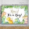 ZARROUEA 7X5FT Little Dinosaur Baby Shower Backdrop Banner It's A