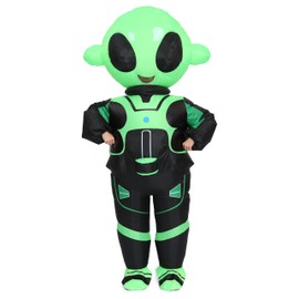 RHYTHMARTS Alien Inflatable Costume Adult Inflatable Alien Costumes Blow up Alien Costume for Adult