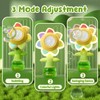 Rechargeable Flower Bubble Guns for Kids W/LED Lights & 10