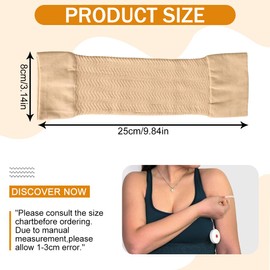 1 pair of line microfibre protective covers for the arms, versatile arm catheter masking tape made of breathable design fabric, protective covers for the arms, arm protection for thin skin, bruises