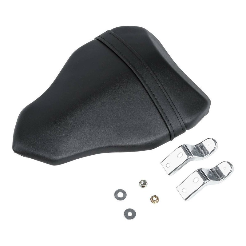 XMT-MOTO Rear Passenger Seat Pad Pillion PU Leather Fit For