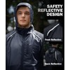 SWISSWELL Mens Cycling Rain Jacket Waterproof Lightweight Windbreaker Jackets for
