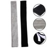 SHOWERORO 4pcs Black Kitchen Appliance Handle Covers Rv Fridge Door