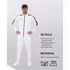 JAKO Men's Polyester Power Tracksuit, White, L