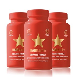 HAIRtamin Advanced Formula – Physician-Formulated Dietary Supplement - Supports Stronger, Longer, Thicker-Looking Hair:_3 Month Supply
